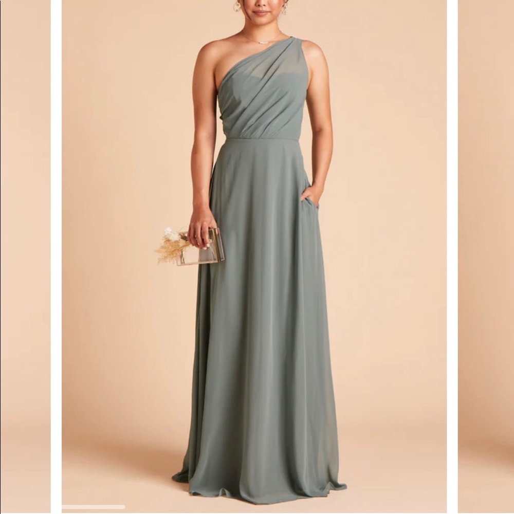 Birdy Grey KIRA Chiffon Sea Glass Dress